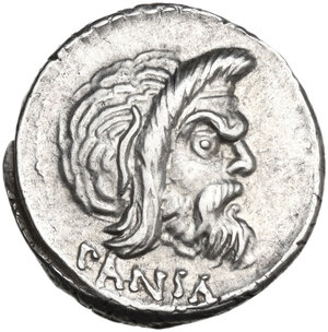obverse: C. Vibius C. f. Pansa Caetronianus.. AR Denarius, 48 BC