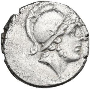 obverse: Albinus Bruti f. . AR Denarius, 49 BC