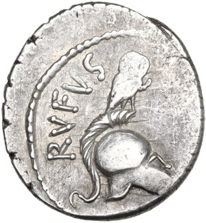 obverse: Mn. Cordius Rufus. . AR Denarius, 46 BC