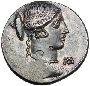 obverse: T. Carisius.. AR Denarius, 46 BC