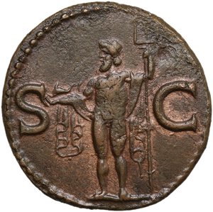 reverse: Agrippa (died 12 BC).. AE As, struck under Gaius, 37-41
