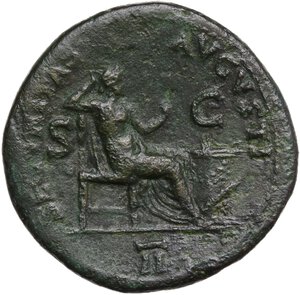 reverse: Nero (54-68).. AE Dupondius