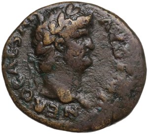 obverse: Nero (54-68). AE Semis, Rome mint, c. 64 AD