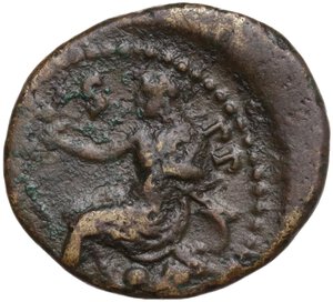 reverse: Nero (54-68). AE Semis, Rome mint, c. 64 AD
