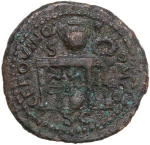 reverse: Nero (54-68).. AE Semis, 64 AD