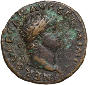 obverse: Nero (54-68).. AE As