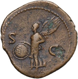 reverse: Nero (54-68).. AE As, Rome mint