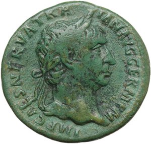 obverse: Trajan (98-117).. AE As, 101-102 AD