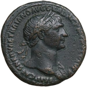 obverse: Trajan (98-117).. AE As, 103-111 AD