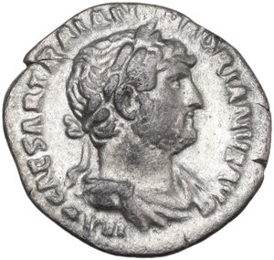 obverse: Hadrian (117-138).. AR Denarius. Rome mint, 119-122 AD