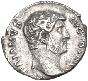 obverse: Hadrian (117-138).. AR Denarius. Struck 134-138