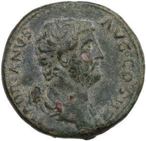 obverse: Hadrian (117-138).. AE As. “Travel series” issue (“Provinces cycle”). Rome mint. Struck c. AD 130-133