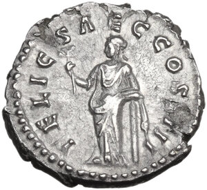 reverse: Antoninus Pius (138-161).. AR Denarius. Rome mint, 158-159 AD