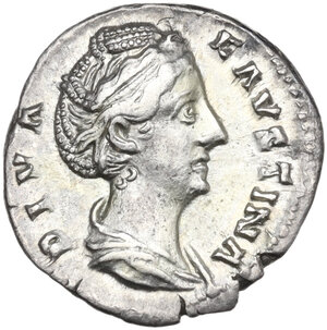 obverse: Diva Faustina I (after 141 AD).. AR Denarius, c