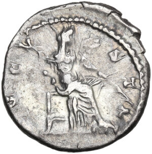 reverse: Diva Faustina I (after 141 AD).. AR Denarius, c