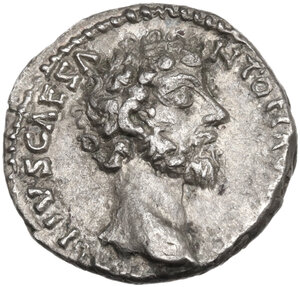 obverse: Marcus Aurelius as Caesar (139-161).. AR Denarius. Rome mint, 156-157 AD