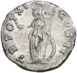 reverse: Marcus Aurelius as Caesar (139-161).. AR Denarius. Rome mint, 156-157 AD