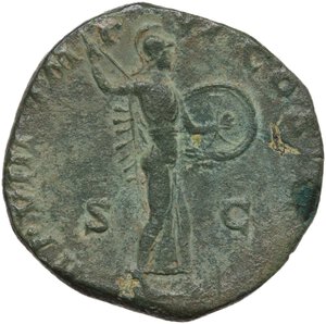 reverse: Commodus (177-192).. AE Sestertius, 183-184 AD