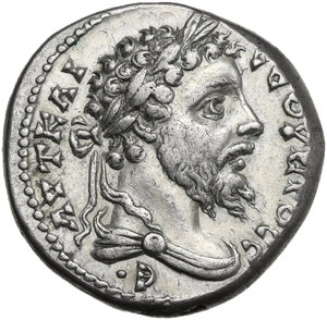 obverse: Septimius Severus (193-211).. AR Tetradrachm. Laodicea ad Mare (Seleucis and Pieria), c. 208-209 AD