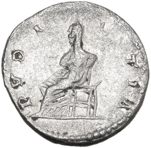 reverse: Julia Domna (died 217 AD).. AR Denarius. Rome mint. Struck 198-202 AD