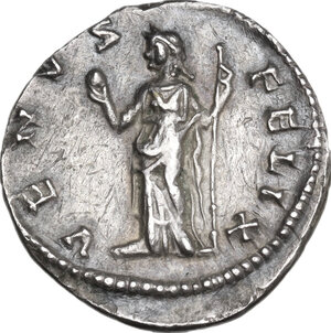 reverse: Julia Domna (died 217 AD).. AR Denarius, struck under Septimius Severus, c. 198-202. Laodicea ad Mare mint