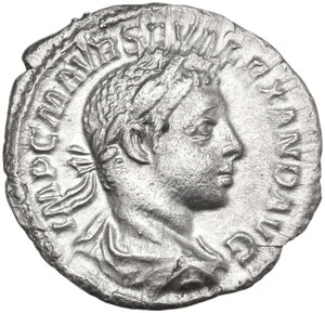 obverse: Caracalla (198-217). AR Denarius. Rome mint. Struck 222 AD