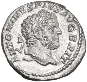 obverse: Caracalla (198-217). AR Denarius. Rome mint. Struck 210-213 AD