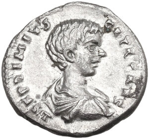 obverse: Geta (198-211).. AR Denarius. Laodicea ad Mare mint. Struck 198-200 AD
