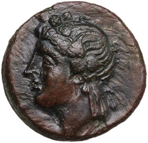 obverse: Southern Lucania, Metapontum. AE 17 mm, c. 3rd century century BC
