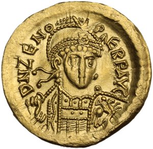 obverse: Zeno (474-491). AV Solidus, Constantinople mint