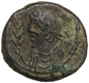 obverse: The Vandals in North Africa, Pseudo Imperial coinage.. AE 4 Nummi. Class II. Struck circa 523-533