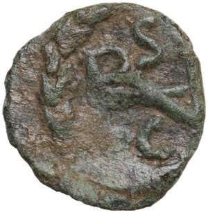 reverse: Ostrogothic Italy, Athalaric (526-534).. AE Nummus in the name of Justinian I, Rome mint