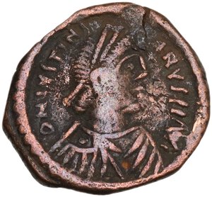 obverse: Justinian I (527-565).. AE Pentanummium. Theoupolis (Antioch) mint, 2nd officina. Struck circa 529-539
