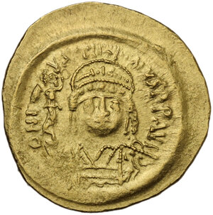 obverse: Justin II (565-578).. AV Solidus. Constantinople mint, 7th officina. Struck 567-578