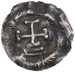 reverse: Heraclius (610-641).. AR 1/8 Siliqua. Ravenna mint