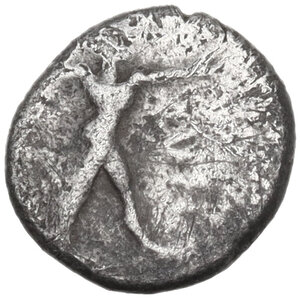 obverse: Southern Lucania, Sybaris. AR Triobol, c. 453-448 BC