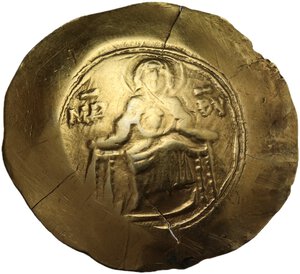 Alexius I Comnenus, post-reform coinage (1092-1118).. EL Aspron Trachy. Constantinople mint
