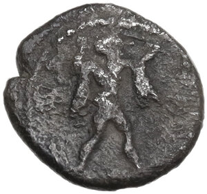 obverse: Southern Lucania, Sybaris. AR Triobol, c. 440-400 BC