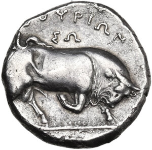 reverse: Southern Lucania, Thurium. AR Stater, 350-300 BC