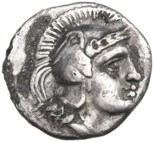 obverse: Southern Lucania, Thurium. AR Triobol, c. 300-280 BC