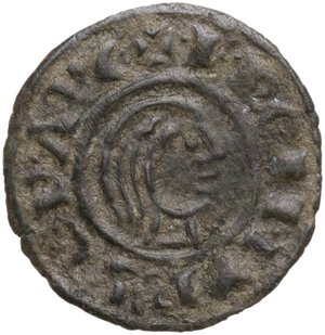 obverse: Brindisi.  Federico II di Svevia (1197-1250). Denaro 1243