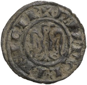 reverse: Brindisi.  Federico II di Svevia (1197-1250). Denaro 1243