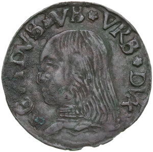 obverse: Casteldurante.  Guidobaldo I da Montefeltro (1482-1508). Quattrino