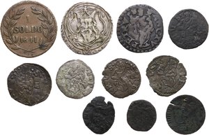reverse: Lucca. Lotto di undici (11) monete da classificare di cui la maggioranza albuli. Notato nel lotto un grosso di rara tipologia ma tosato