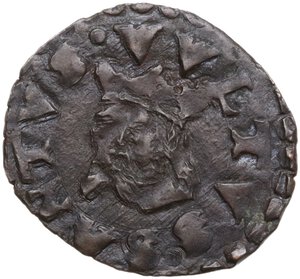 reverse: Lucca.  Repubblica (1369-1799). Quattrino 1566 (?)