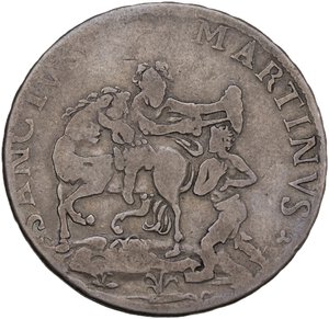 reverse: Lucca.  Repubblica  (1369-1799). Mezzo scudo 1736