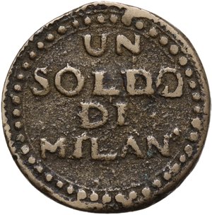 reverse: Mantova.  Assedio Austro-Russo (1799). Soldo di Milan A. 7