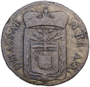 obverse: Massa di Lunigiana.  Maria Beatrice d Este (1790-1796). 4 soldi 1792