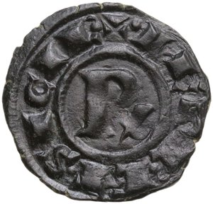 reverse: Messina.  Corrado I (1250-1254). Denaro