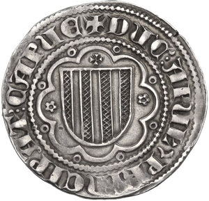 obverse: Messina.  Federico III d Aragona (1296-1337). Pierreale